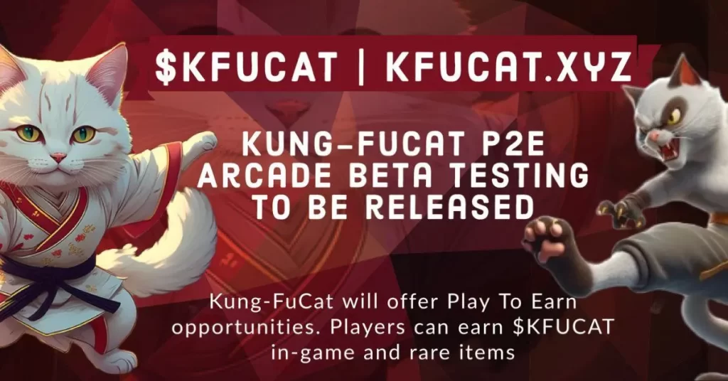 Kung-FuCat P2E Arcade Beta Testing to be released to take the crypto world by storm!