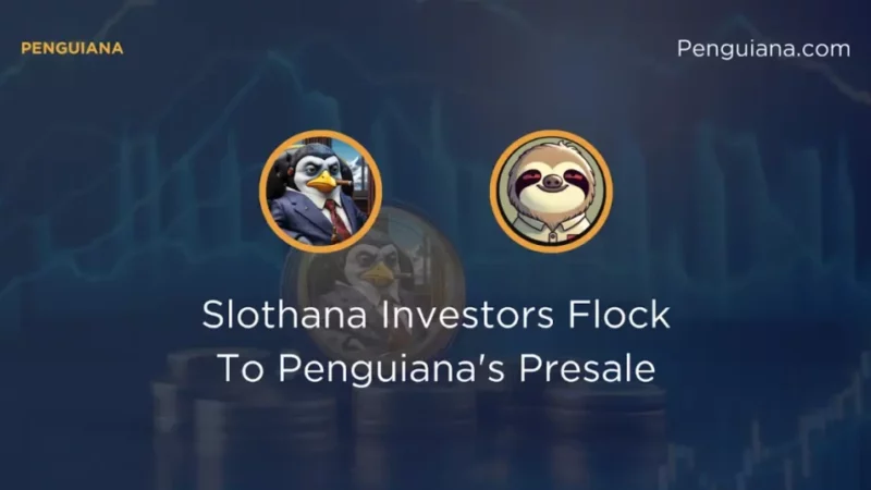 Slothana Investors Flock To Penguiana’s Presale As Nearly 500 SOL Is Raised In Just 36 Hours!