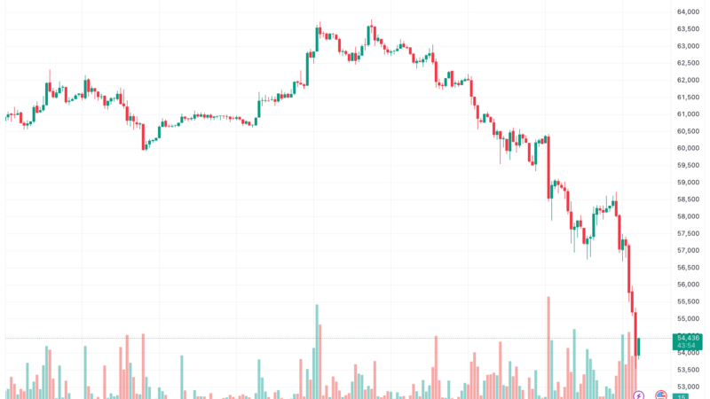 Bitcoin Price Crashes Below $54K as Mt. Gox Transfers $2.7B in BTC to New Address
