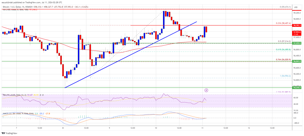 Bitcoin Price Hit By Rejection: Will Bulls Stumble Once More?