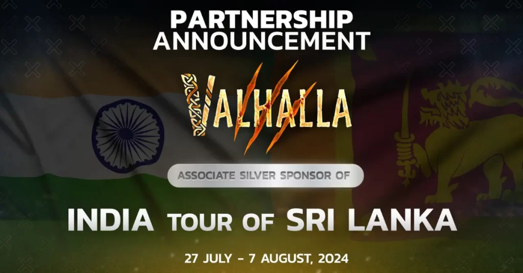 Floki’s Valhalla Joins as Associate Sponsors for India’s Tour of Sri Lanka