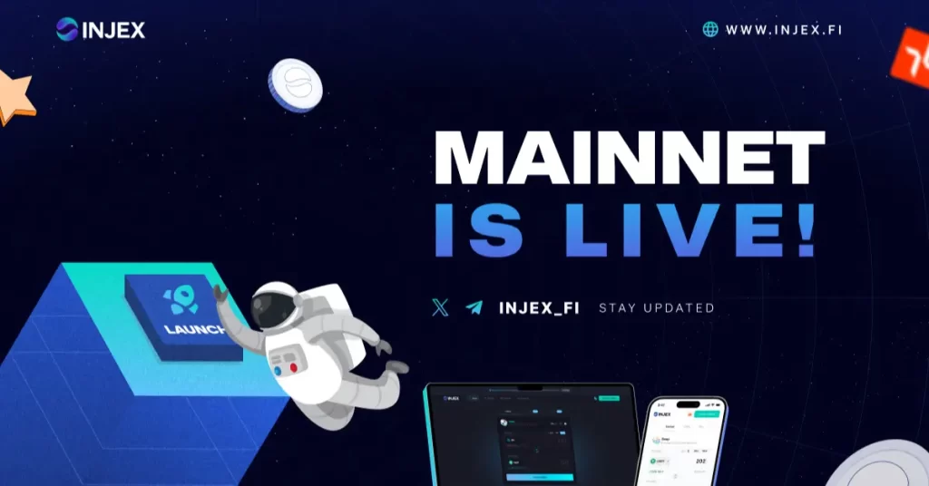 Injex Finance Mainnet Goes LIVE: Revolutionizing DeFi Trading on Injective Network
