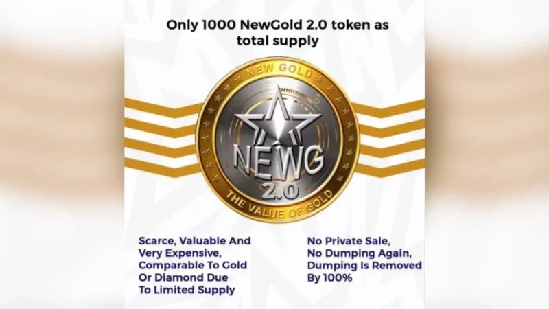 NewGold 2.0: Buy Each At $100 And Sell At $8,400 USD