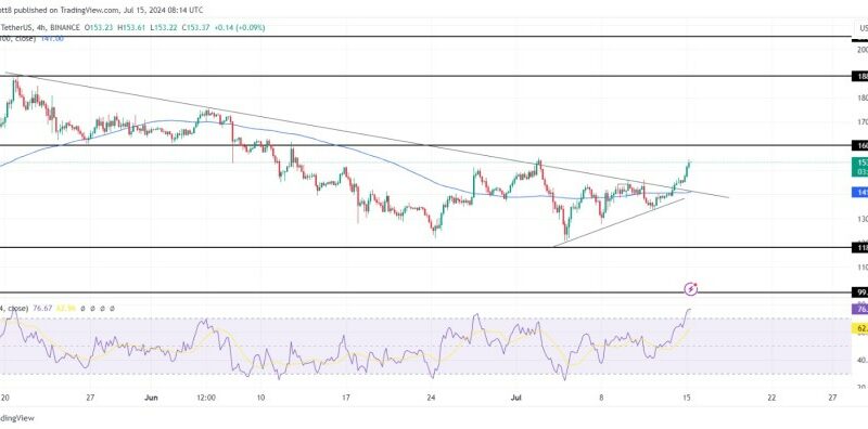 Solana Bullish Run: SOL’s 5% Surge Brings $160 Within Reach