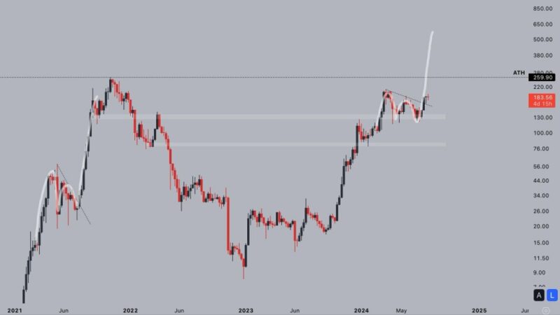 Analyst Says Solana Will Go Ballistic In The ‘Mania-Like Stage”, Targets $600