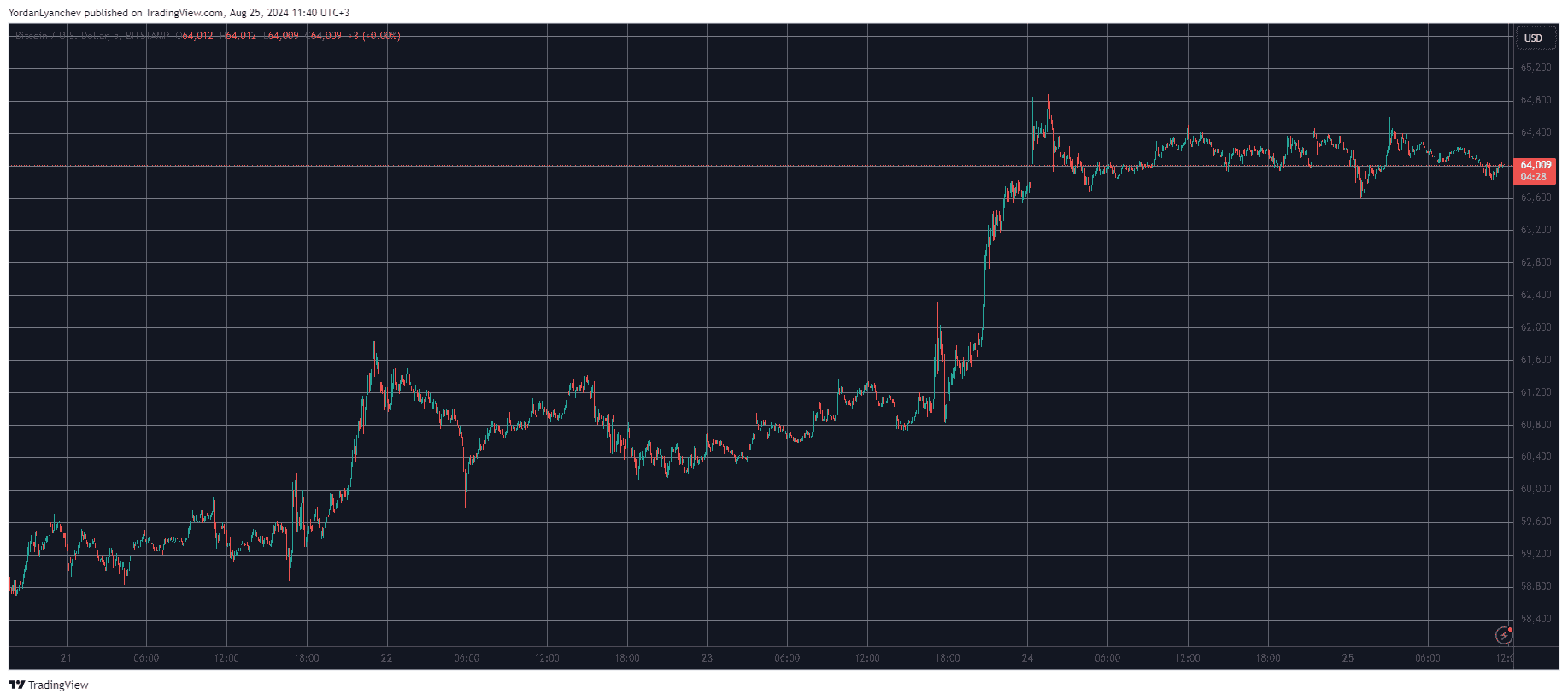 Bitcoin (BTC) Price Stands Close to $64K, Toncoin’s (TON) Downfall Continues (Weekend Watch)