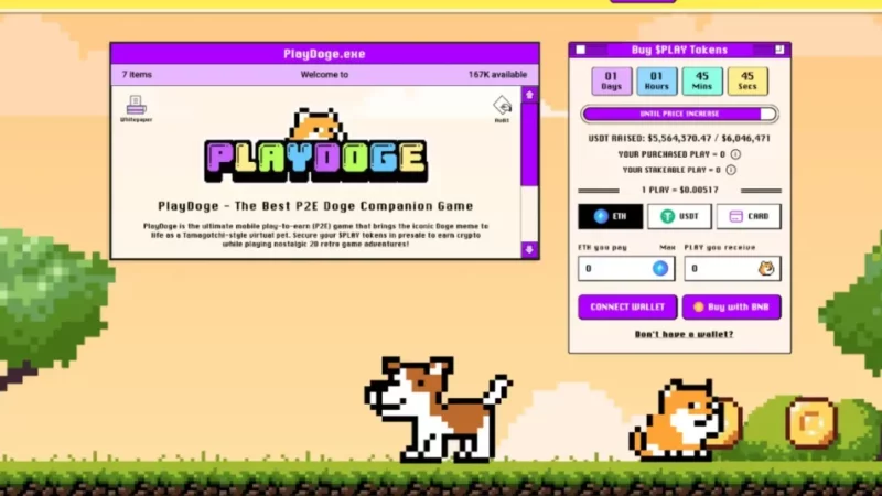 P2E Presale PlayDoge Clears $6M as Traders Return to Meme Coins