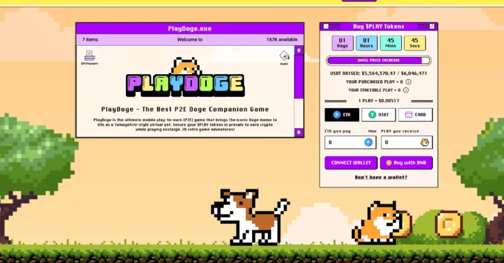 P2E Presale PlayDoge Clears $6M as Traders Return to Meme Coins