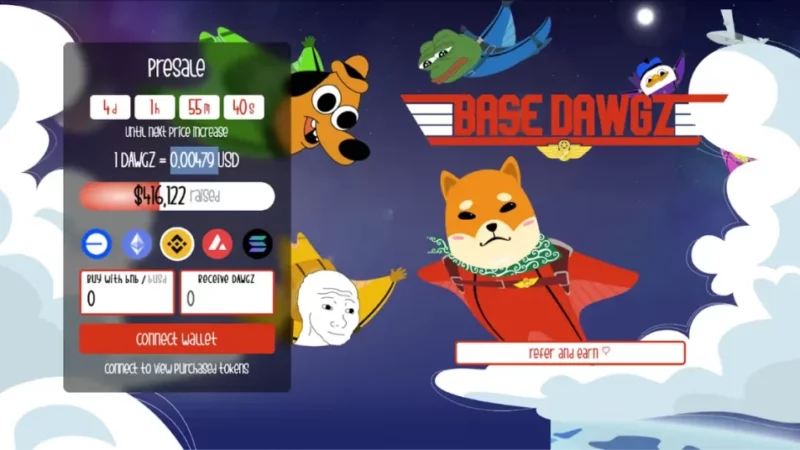 Trending Multichain Meme Coin Base Dawgz Raises $2.8M in ICO – Is This the Next Shiba Inu?