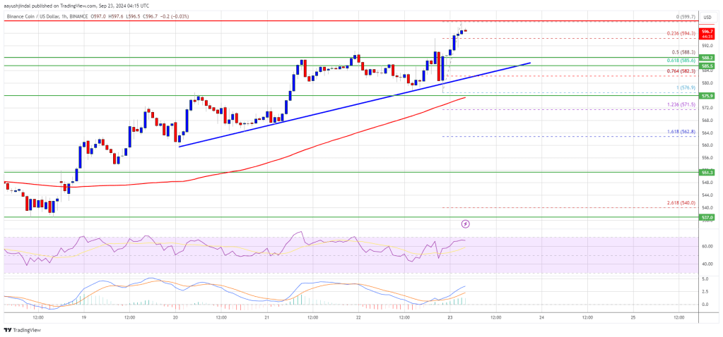 BNB Price Tops $600: Can the Rally Continue?