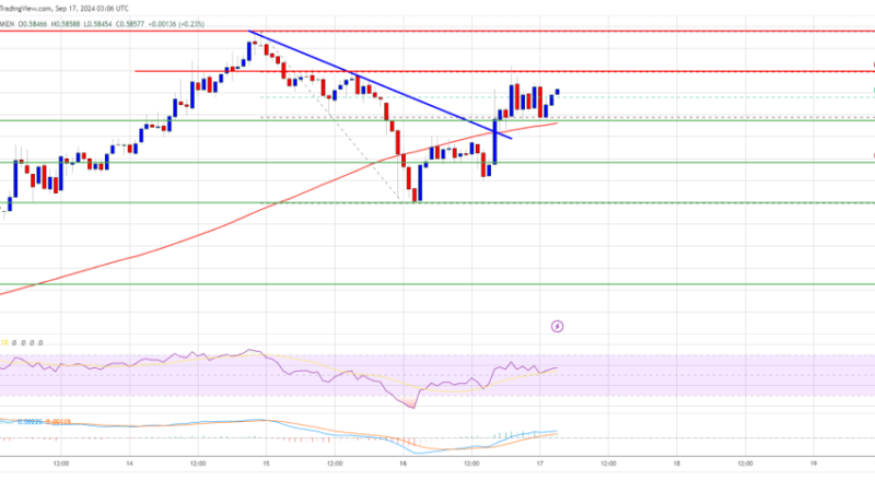 XRP Price Restarts Climb: Will Bulls Push It Past $0.60?