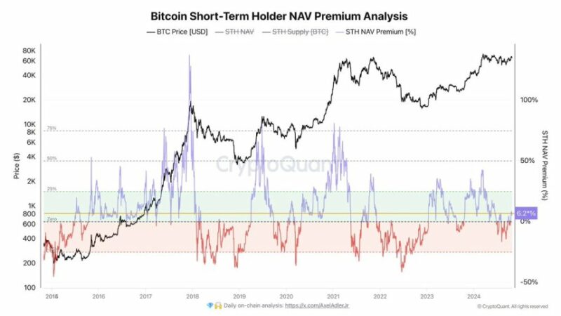 Bitcoin Bullish Outlook Confirmed By Critical Data – STH Overheating?