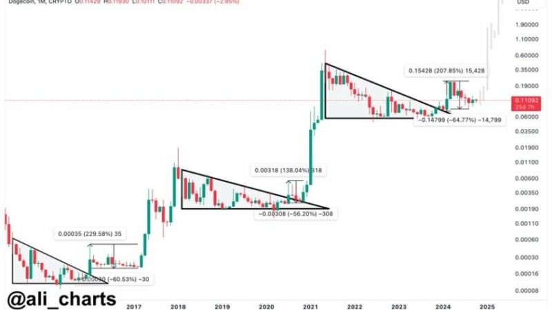 Dogecoin Analyst Expects A ‘Multi-Year Bullish Breakout’ – 200% Surge Potential