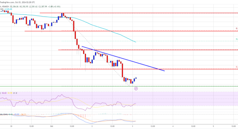 Ethereum Price Grinds Lower: Is the Bullish Momentum Fading?