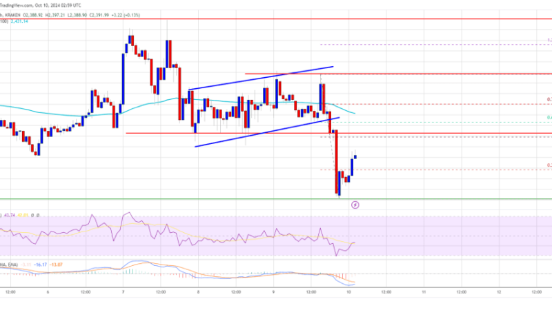 Ethereum Price Retests $2,350: Is a Bounce In The Cards?