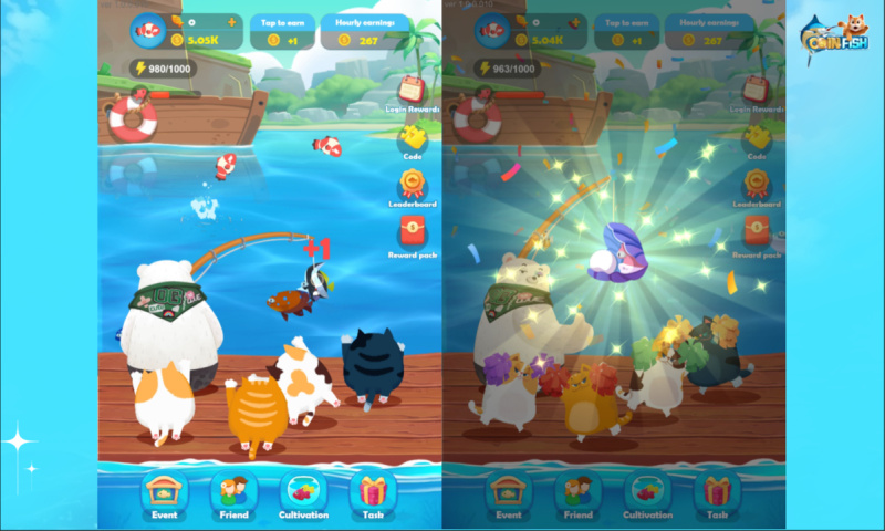 TON Clicker Game COINFISH Launches on Oct 23, Telegram Channel Reaches 130K Users