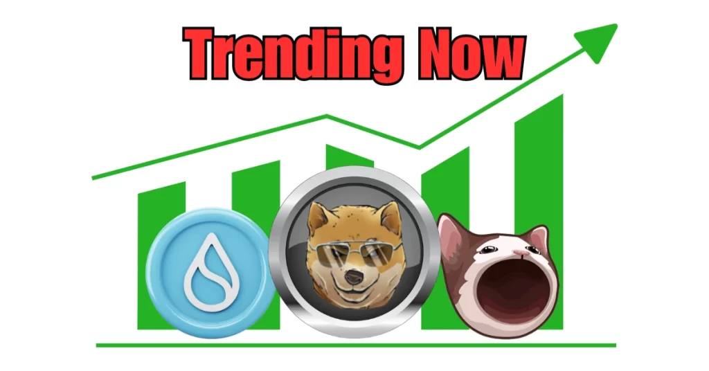 Trending Now: What’s Pushing Sui, Popcat, and Dogen to the Top?