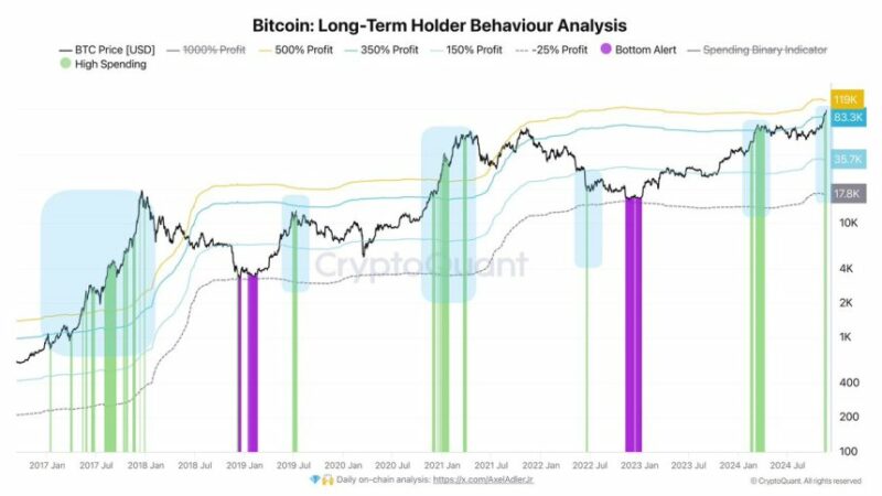 Bitcoin LTHs Start Taking Profits – Metrics Reveal Whales Are Actively Spending