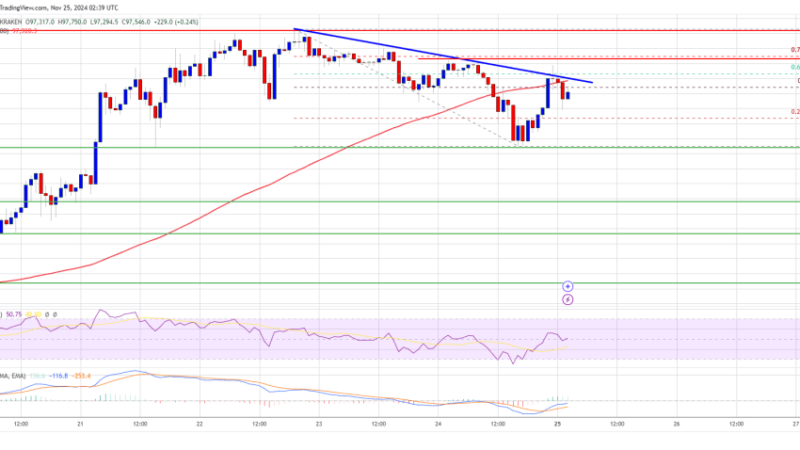 Bitcoin Price Pauses Under $100K: Bulls Eye the Milestone