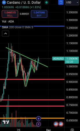 Cardano Price Breakout: Bull Flag Rally Points To Another 50% Surge