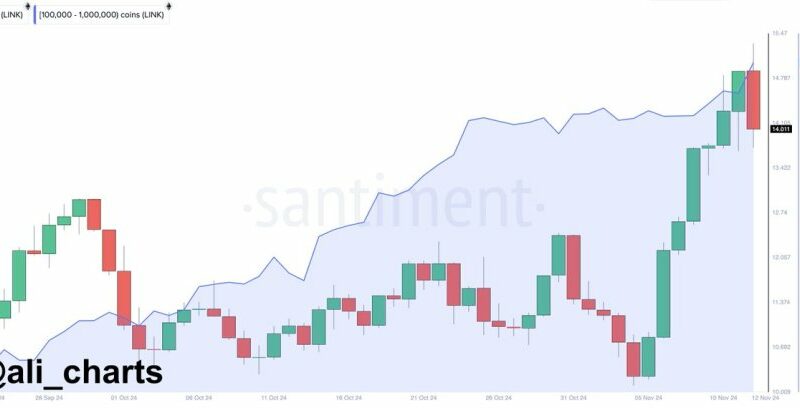 Chainlink Whales Waking Up – Data Shows Signs Of Accumulation