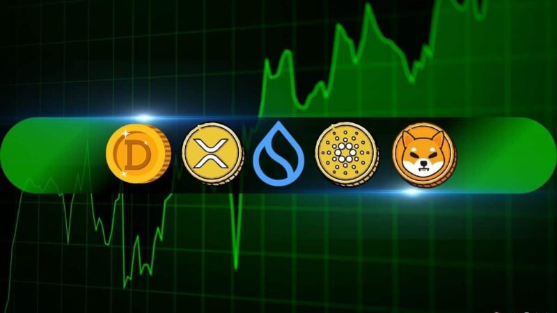 Crypto Price Analysis November-15: XRP, ADA, DOGE, SHIB, and SUI