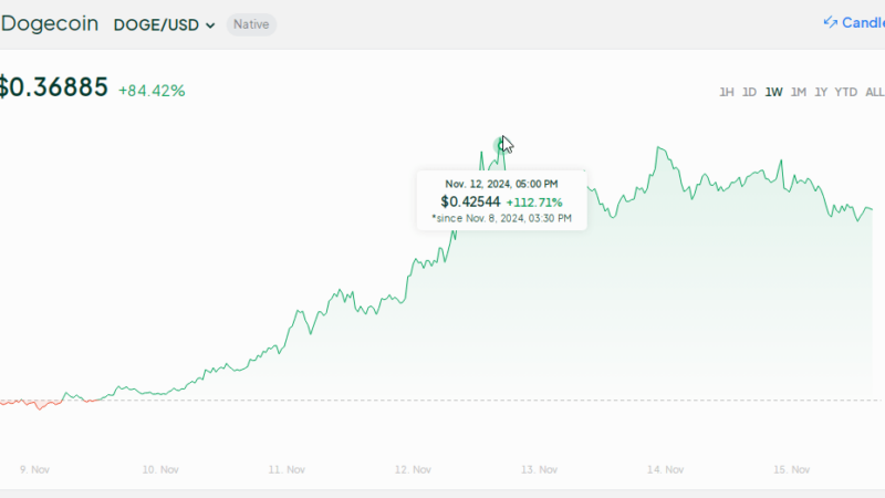 Dogecoin Explodes 112% – Is $1 The New Target After This Historic Rally?