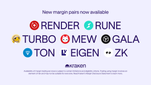 Expanded margin pairs available for RENDER, RUNE, MEW, TURBO, TON, GALA, EIGEN and ZK!