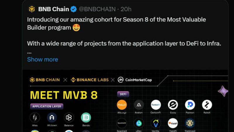 MEET48 Has Officially Joined MVB Accelerator Program, Season 8, Jointly Run by BNB Chain, Binance Labs and CMC Labs