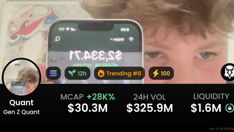 Ruthless Gen Z – Kid Rugs QUANT For $30k Profit On LiveStream