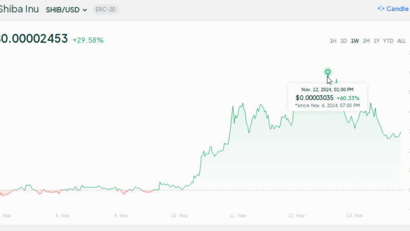 Shiba Inu Price Watch: 60% Rally Catches Whale Attention – Is More Growth Ahead?