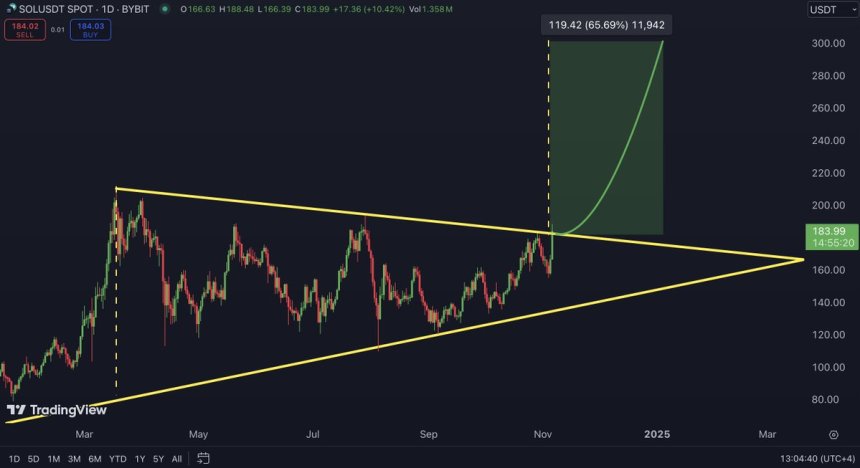 Solana Breaks Above Key Resistance – Top Analyst Sets $300 Target