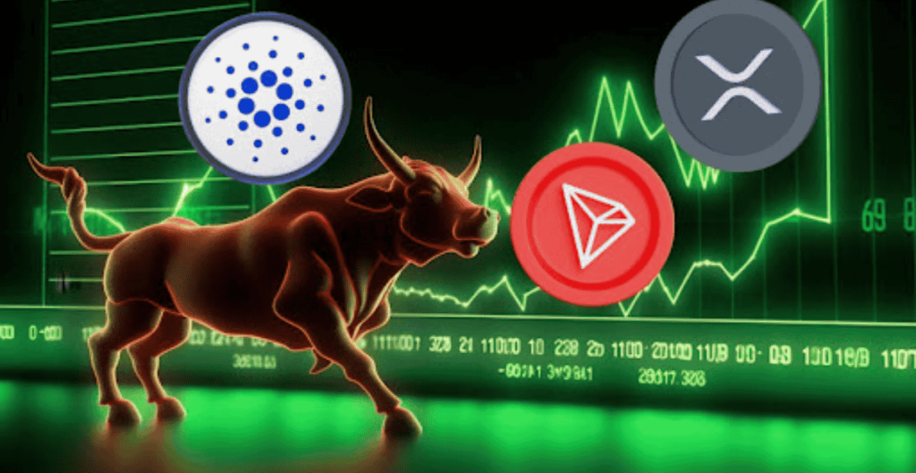 XRP Chasing $10—TRX and ADA Are Set to Surge, but Low-Cap Gems Are Drawing Investor Focus!