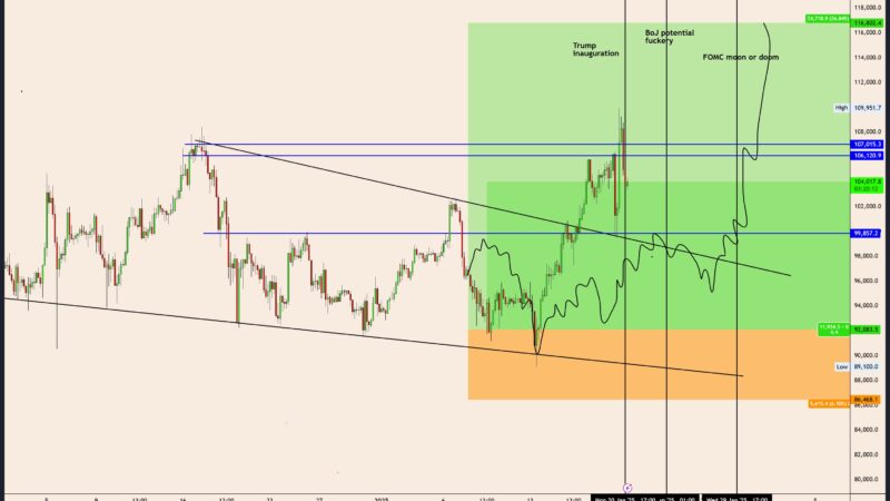 Bitcoin Price Likely To Fluctuate Between $100,000 And $110,000 Until FOMC Meeting, Says Analyst