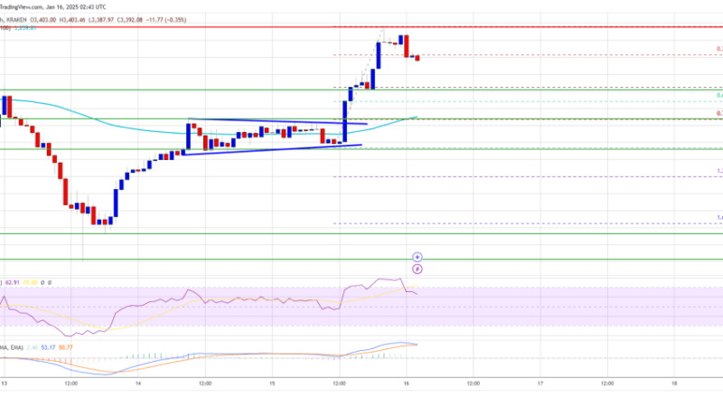 Ethereum Price Picks Up Speed: Recovery in Full Swing