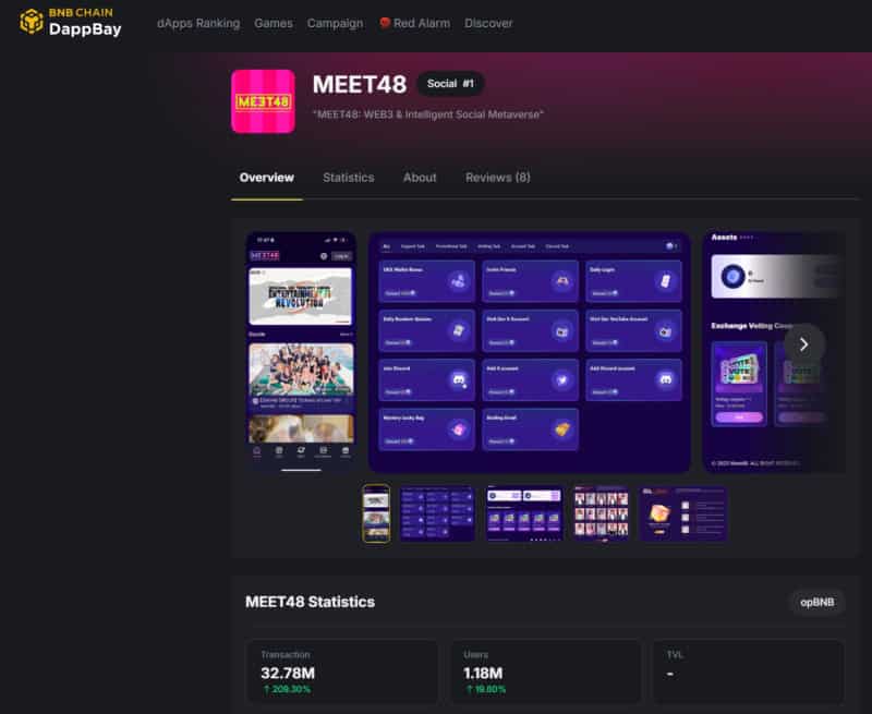 MEET48 Tops Social DApp Ranking with ‘MEET BEST7,’ Announces 7th Feb Launch of MEET48.ai and Mars Protocol