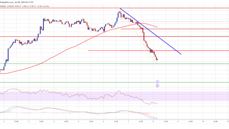 Solana (SOL) Falls Under $200: Temporary Setback or Trend Shift?