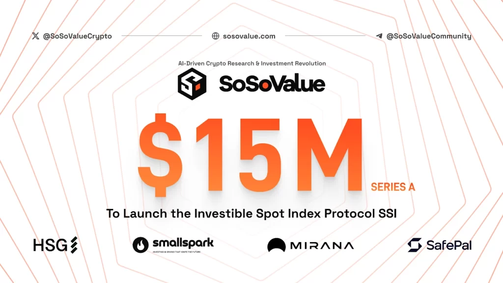 The Future of Crypto Indexing: AI-Driven SoSoValue Launches SSI Protocol After $15M Series A Funding
