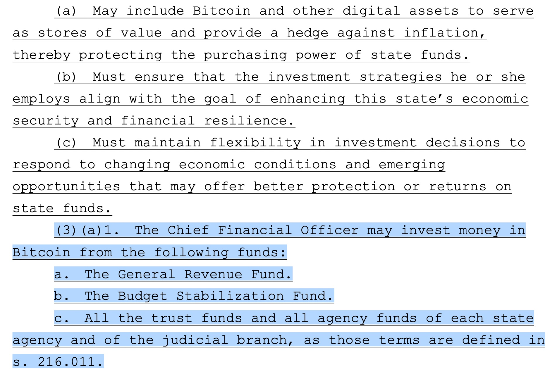 Florida Considers Investing State Funds in Bitcoin with Sen. Gruters’ Bill Proposal
