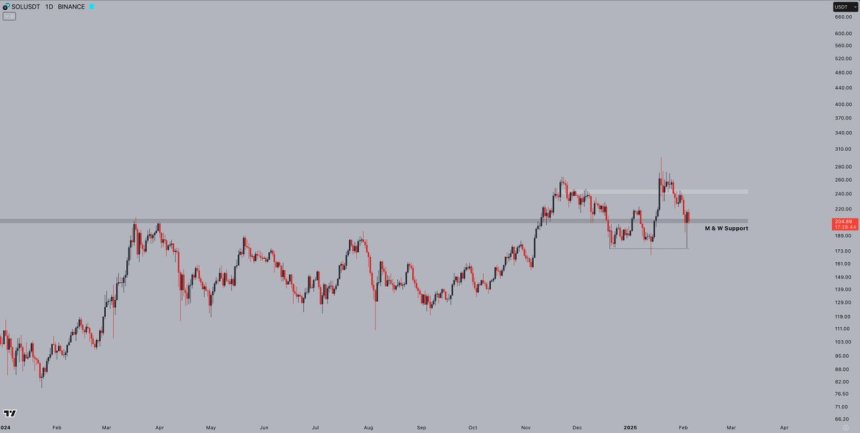 ‘Solana Breakdown Fails’ – Holding $205 Is Crucial To Trigger a Push Higher