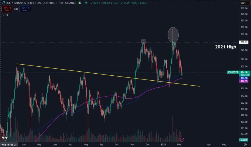 Solana Holds Support Above Key Indicator – Expert Sees Push To ATH If Momentum Returns