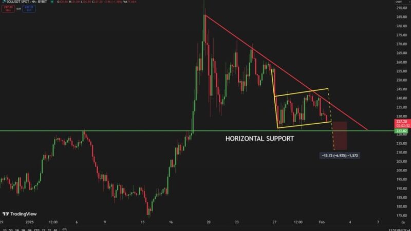 Solana Will Drop To $211 If It Fails To Break Key Resistance Level – Analyst