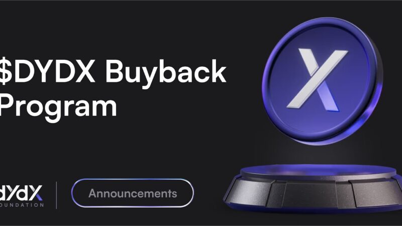 dYdX Launches Token Buyback Program, Prices Booming