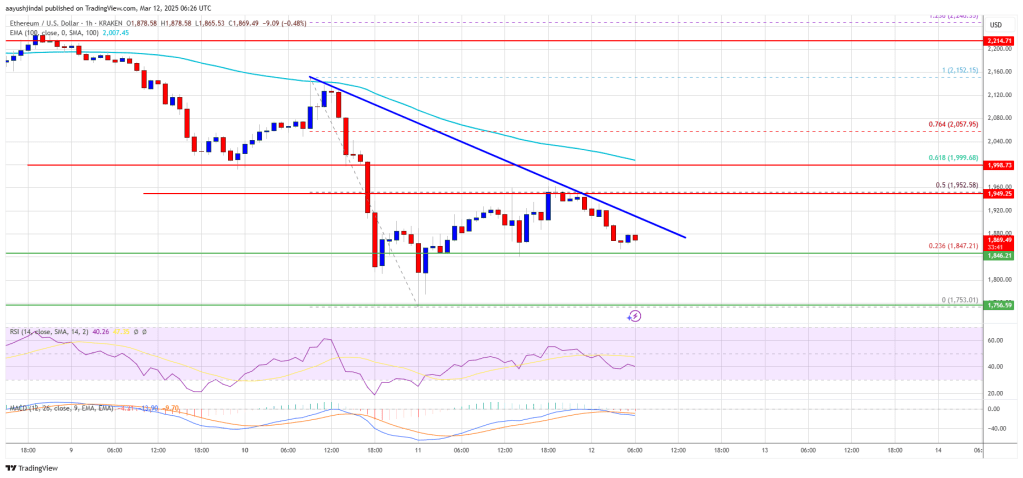 Ethereum Price Recovery Capped—Bulls Struggle Near Resistance