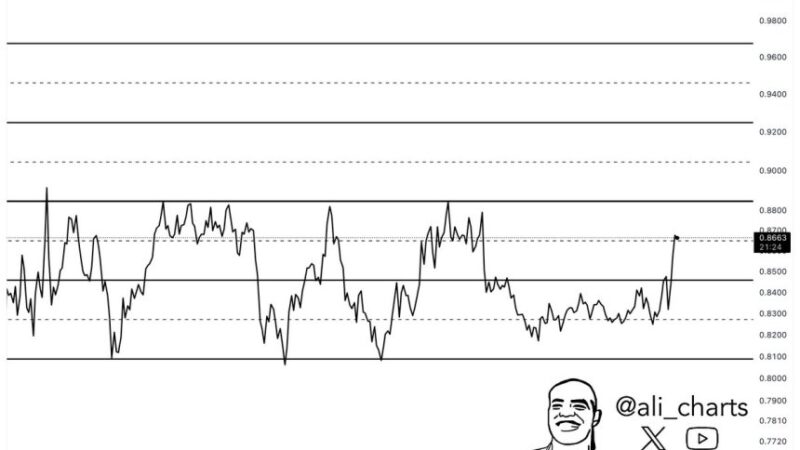 Ondo Finance Eyes Breakout As Price Tests $0.89 Channel Resistance – Analyst