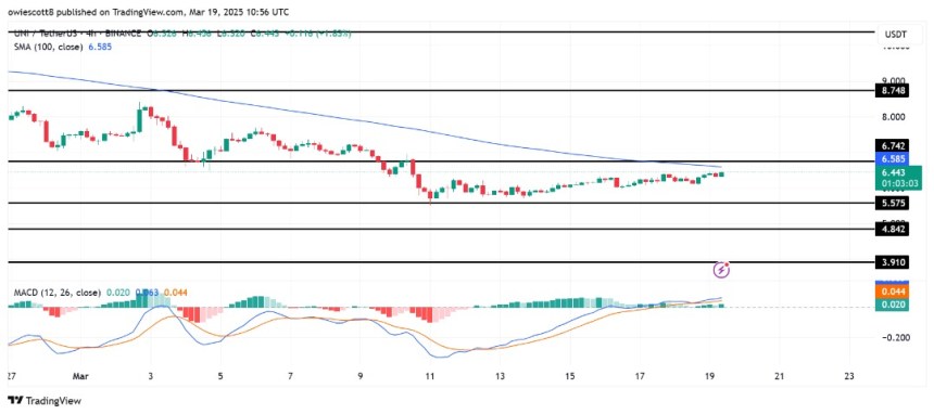 Uniswap Price Nears Moving Average: A Crucial Test For Market Dynamics