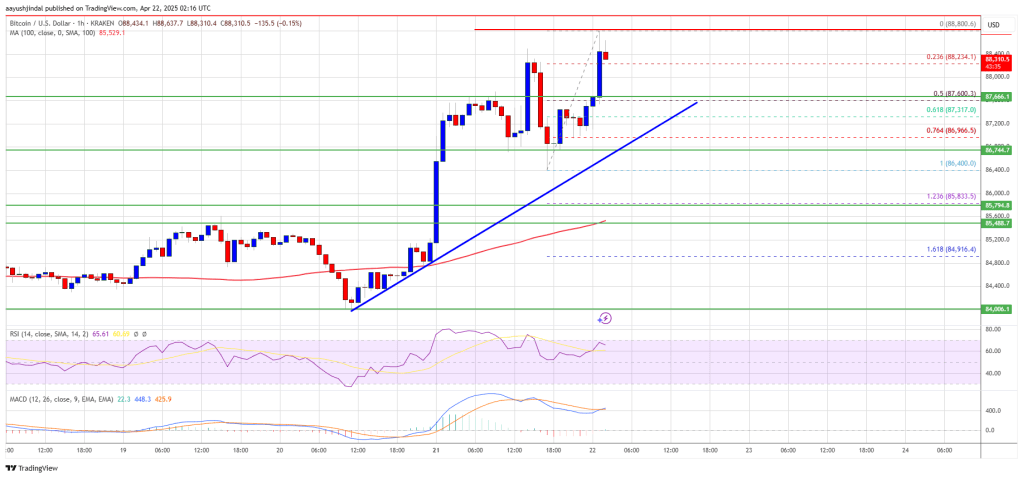 Bitcoin Price Continues Higher—Momentum Signals More Room to Run