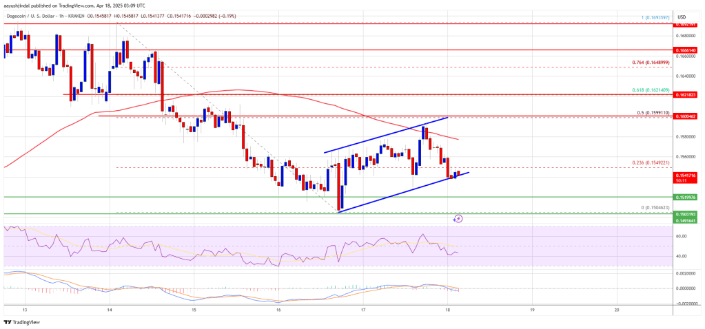 Dogecoin (DOGE) Under Pressure—Bearish Setup Could Trigger Sell-Off