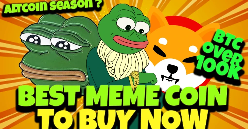 Best meme coin to buy now for x100 in this bull run, with BTC above 100k, is it Pepe, Shiba, or Pepeto?