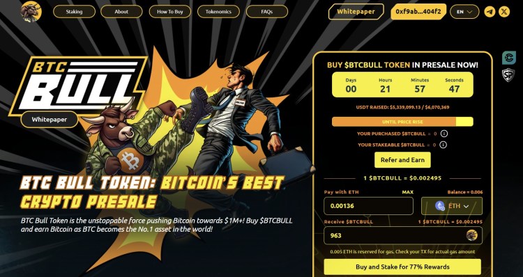 Bitcoin Faces Political Headwinds Even as the Best Presales Keep Finding Investors